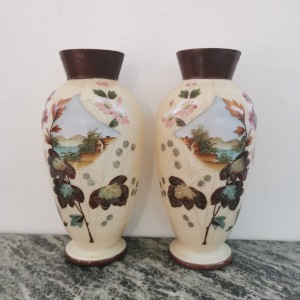 Para wazonów szkło dwuwarstwowe 