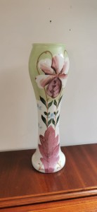 wazon secesyjny , szkło dwuwarstwowe XIX w