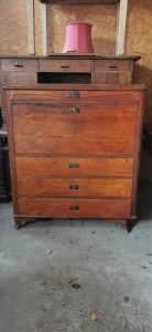 Sekretera dębowa ok. 1830-40 rok