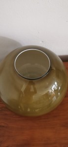 Wazon art deco szkło dwuwarstwowe